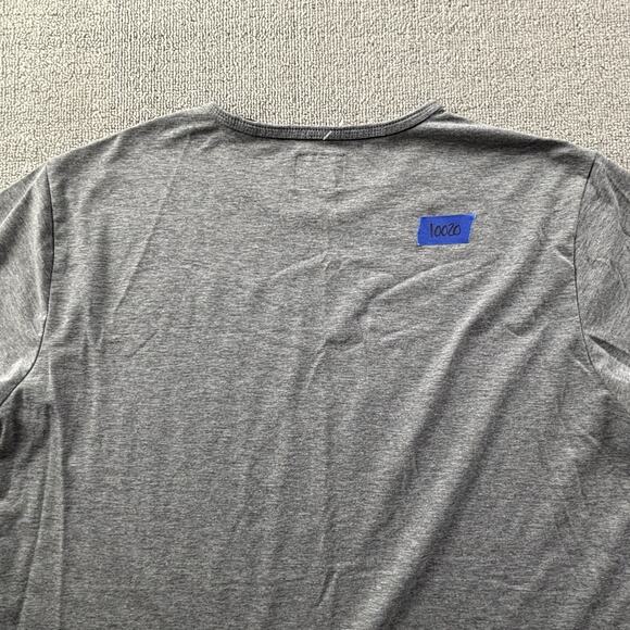 Cuts Clothing Shirt Adult Extra Large Gray Short Sleeve Active Athleisure Casual - Picture 13 of 14